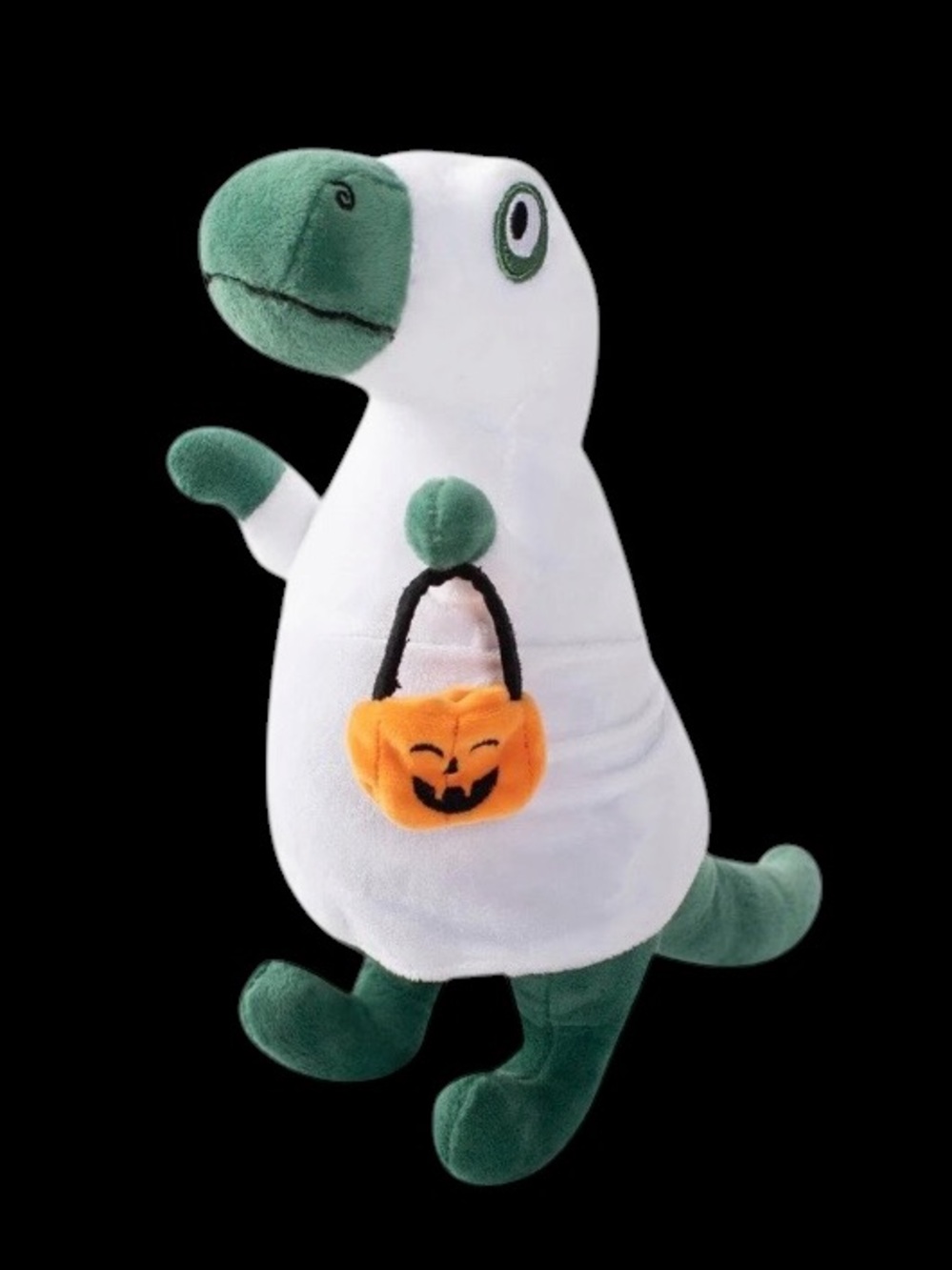 π Fringe Studio Spooky Creatures Ghosted T Rex Plush Dog Toy - Picture 8 of 8